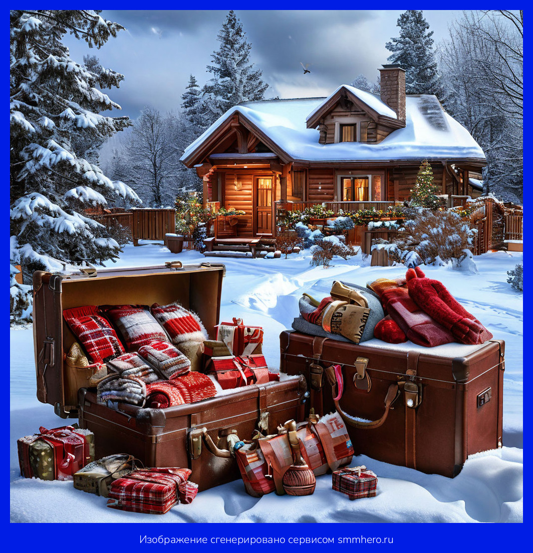 Новогодние каникулы в загородном доме: что взять с собой и как подготовиться